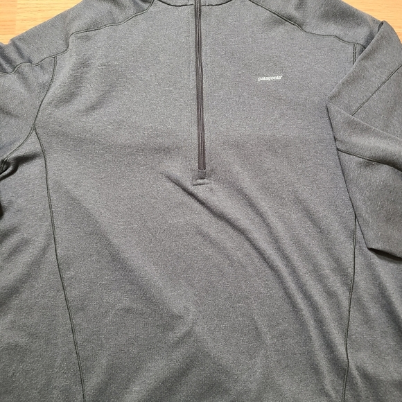 Patagonia Grey Capilene quarter zip Extra large - Picture 2 of 5